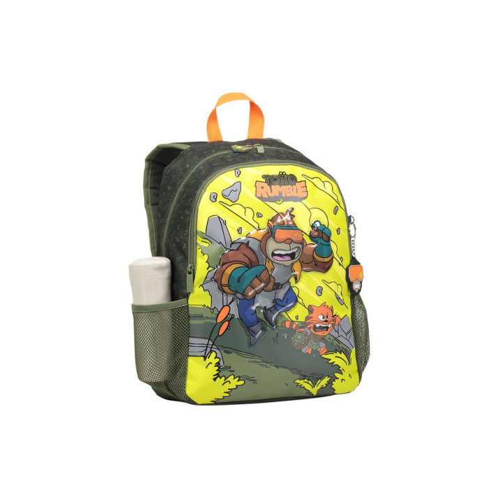 Mochila escolar mediana de cartoons totto mj04bwm002-2310-4djm