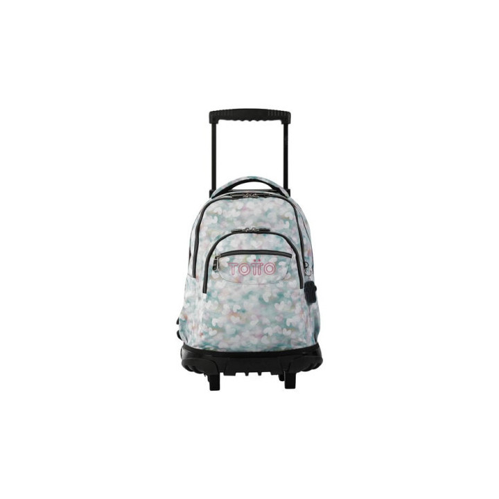 Mochila escolar con ruedas corazones pastel totto ma03eco006-2311p-4hx