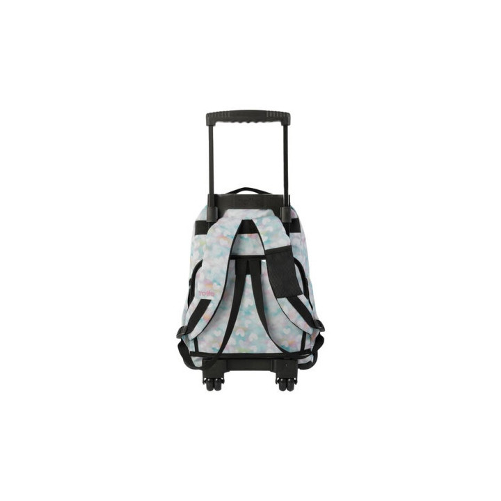 Mochila escolar con ruedas corazones pastel totto ma03eco006-2311p-4hx