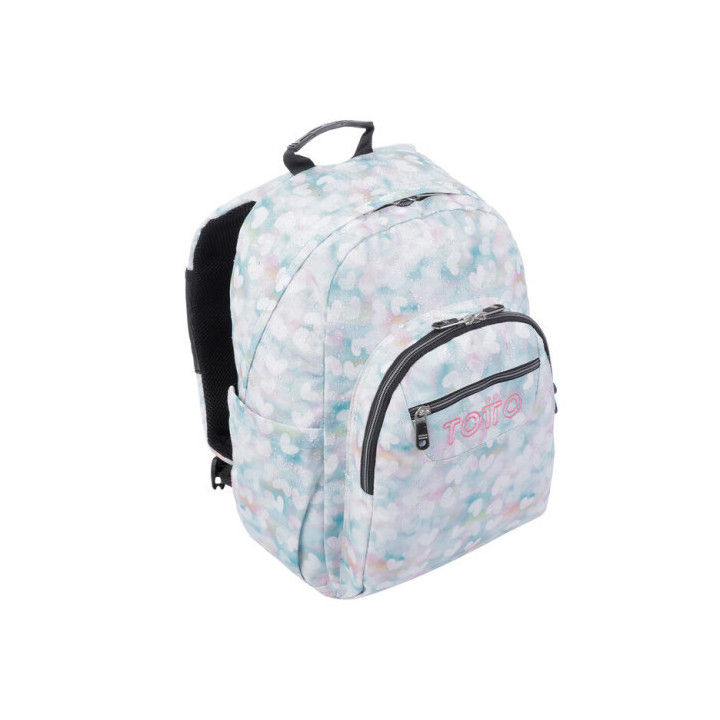 Mochila escolar corazones pastel totto ma04eco001-23110-4hx