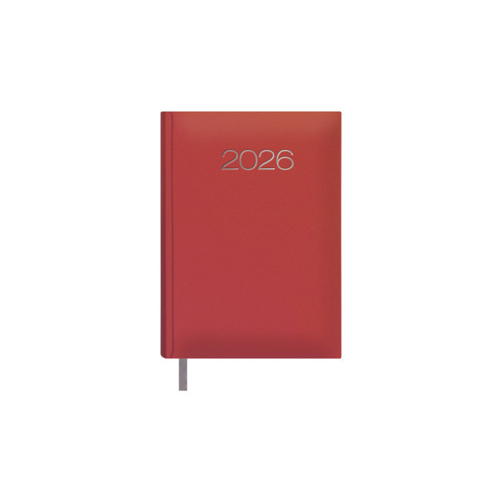 Agenda 2026 lisboa día página 14 x 20 cm. color rojo dohe 11794 - 26