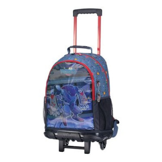 Mochila escolar grande 3 ruedas - atlas totto mj03ata003-2210-2jw