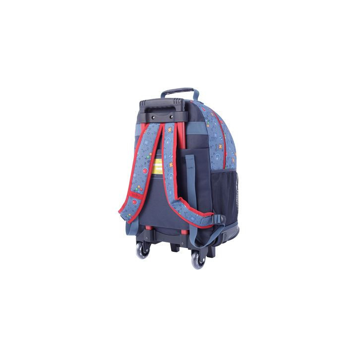 Mochila escolar grande 3 ruedas - atlas totto mj03ata003-2210-2jw