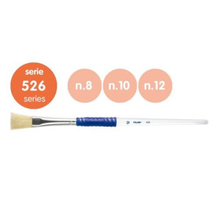 Blíster 3 pinceles planos (pelo cerda chungking) mango de plástico ergo serie 526 nº 8