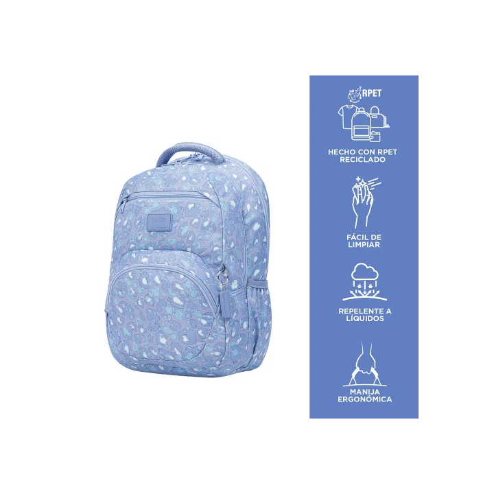 Mochila eco-friendly animal print - tracer 4 totto ma04trc004-2210g-3jy