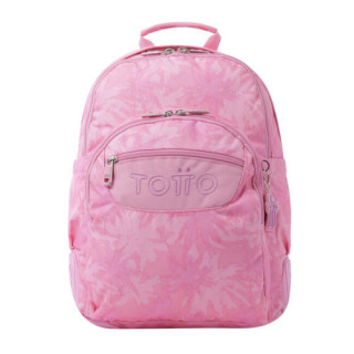 Mochila escolar palmeras rosas - crayoles totto ma04eco029-2210n-8ie