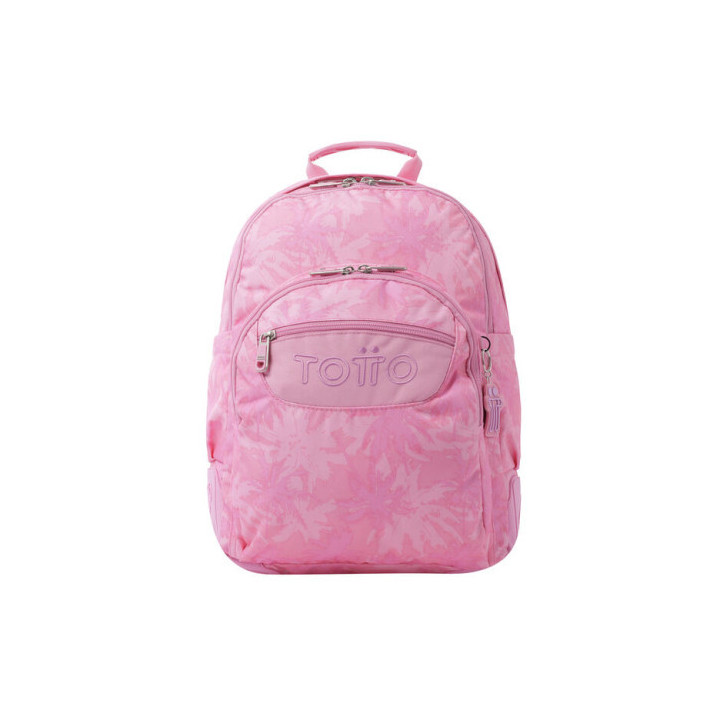 Mochila escolar palmeras rosas - crayoles totto ma04eco029-2210n-8ie