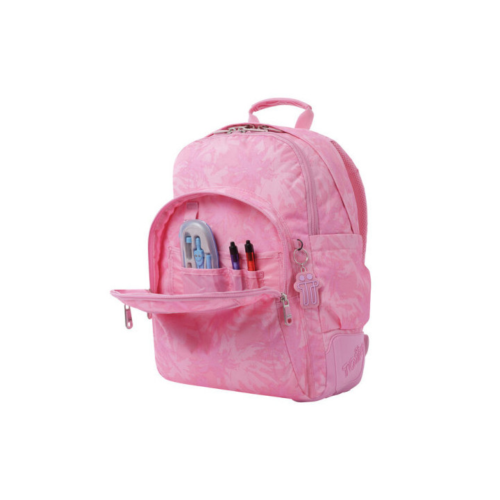 Mochila escolar palmeras rosas - crayoles totto ma04eco029-2210n-8ie