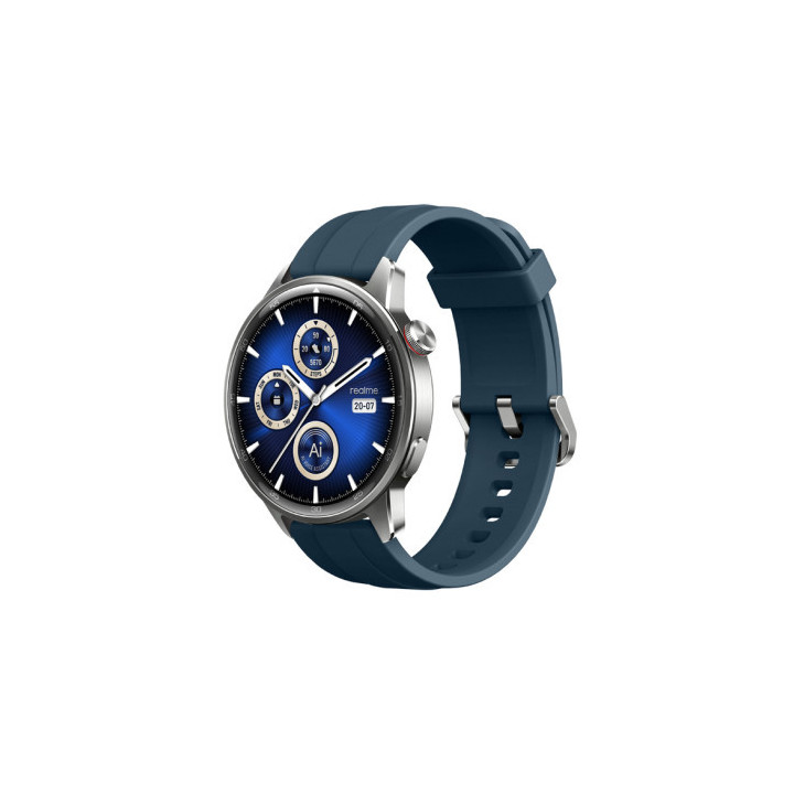 Realme Watch S2 Smartwatch Pantalla Amoled 1.43" - IP68 - Autonomia hasta 20 Dias - Cuerpo Acero Inoxidable - Color Azul