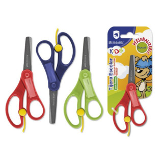 Tijera escolar bismark kids c/nombre y freno 5´´ bismark 329530