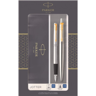 Set jotter. duo pluma + bolígrafo acero gt parker 2093257