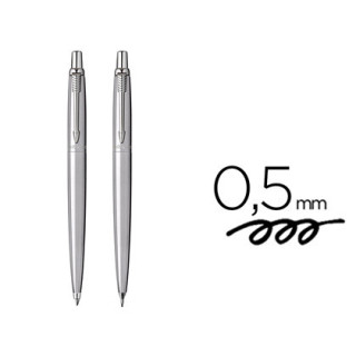 Set jotter. duo bolígrafo + portaminas acero ct parker 2093256