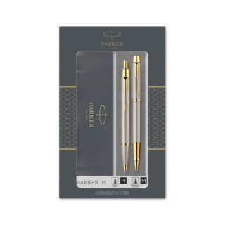 Set duo pluma + bolígrafo im acero gt parker 2093217