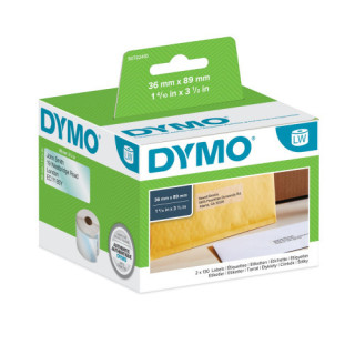 Pack 12 rollos lw etiquetas 36x89mm dymo 2093093
