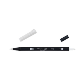 Rotulador doble punta pincel dual brush-n95 - color cool grey 1. tombow abt-n95