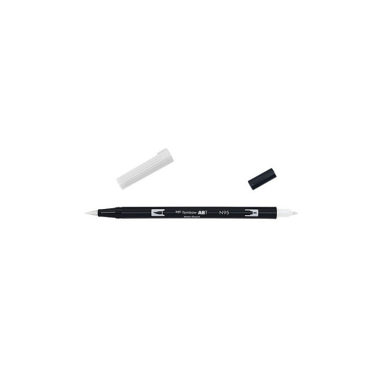 Rotulador doble punta pincel dual brush-n95 - color cool grey 1. tombow abt-n95