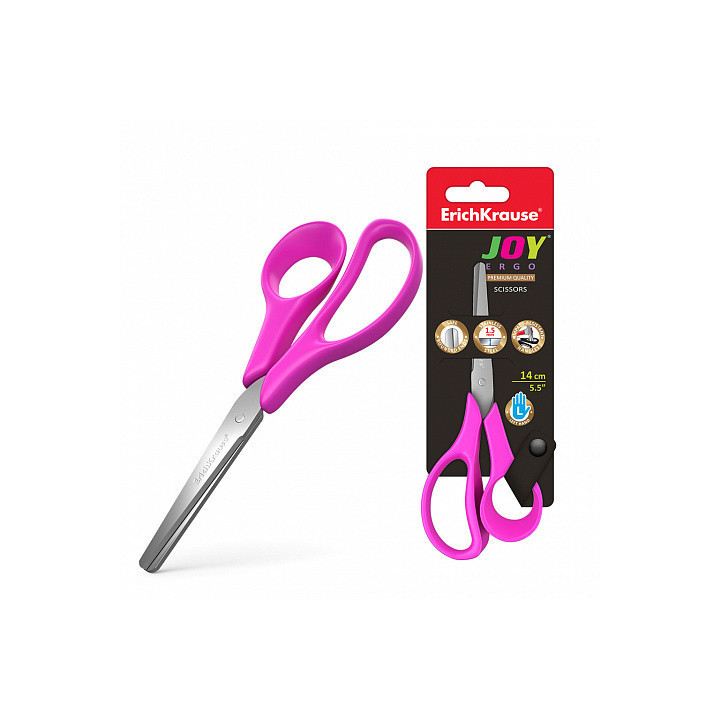 Tijera para zurdos joy ergo 14cm erich krause 35146