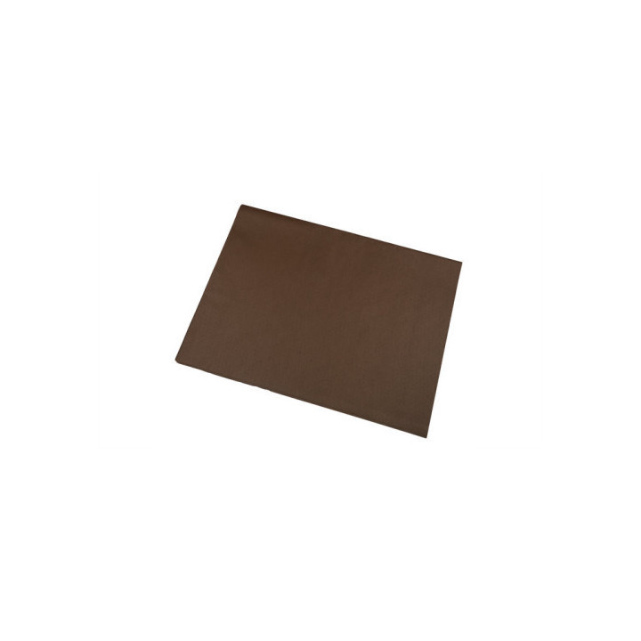 Bolsa 25 hojas + 1 hoja gratis papel seda-fsc-18g - 50 x 75 cm marron oscuro sadipal s0718118