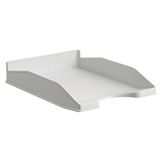 Bandeja ecogreen 100% reciclado y reciclable apilable din a4 y folio medidas 345x255x60 mm color gris archivo 2000 742 gs