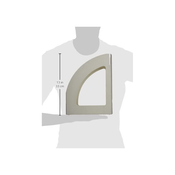 Revistero ecogreen blanco 100% reciclado y reciclable a4 y folio 250x80x320 mm gris archivo 2000 2003 gs