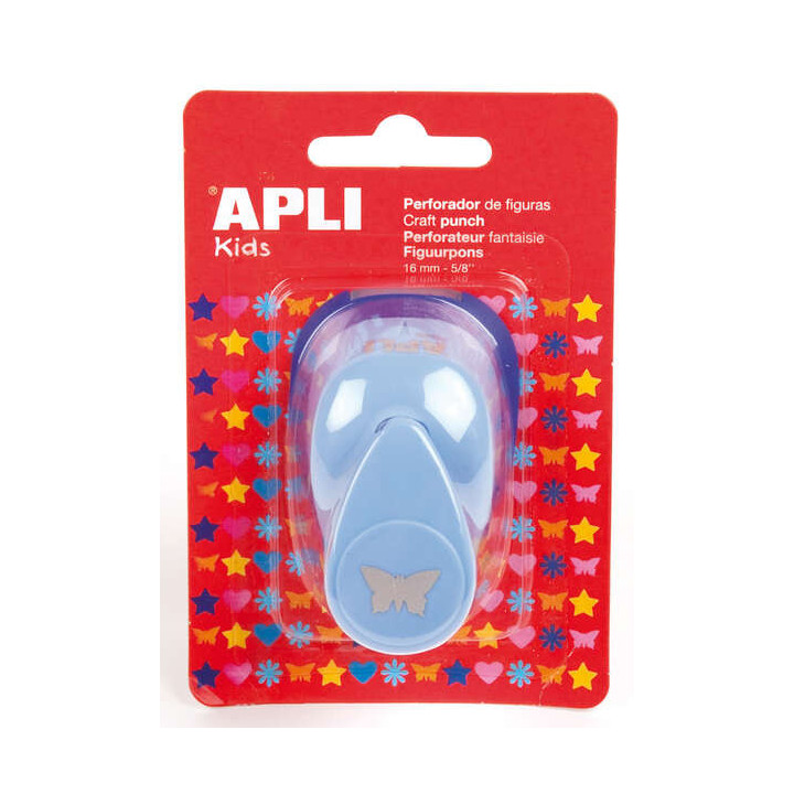 Apli Perforadora de Papel en Forma de Mariposa - Figura de 16mm - Perfora Papel