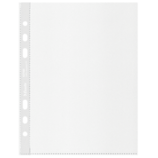 Caja 100 fundas polipropileno multitaladro reforzada piel naranja a5 recycle 70 micras esselte 627495