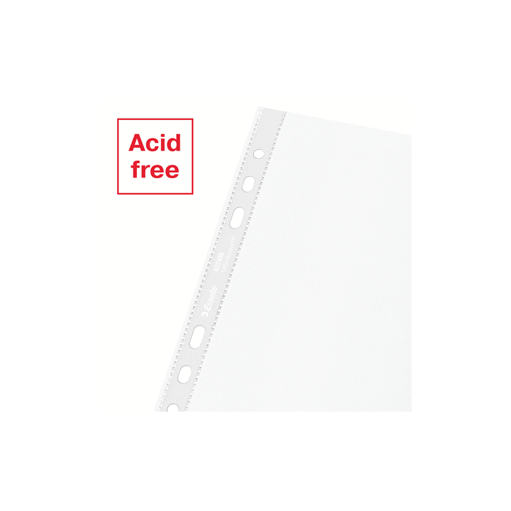 Caja 100 fundas polipropileno multitaladro reforzada piel naranja a5 recycle 70 micras esselte 627495