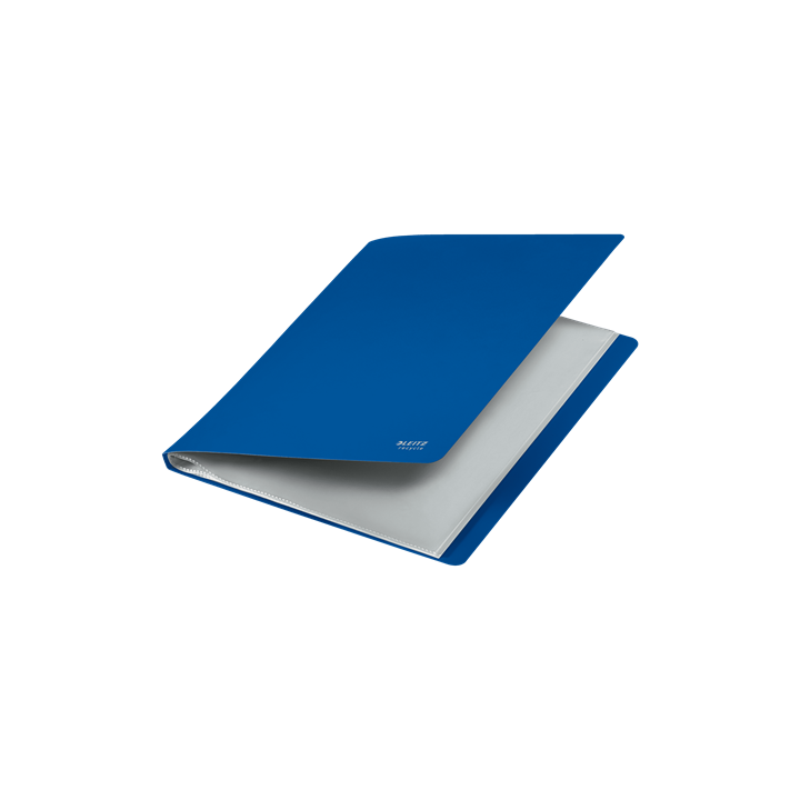 Carpeta polipropileno con 40 fundas a4 recycle azul leitz 46770035