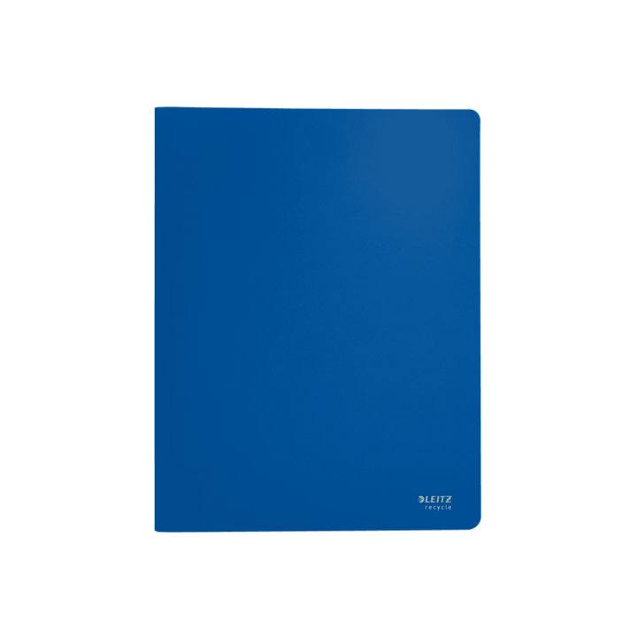 Carpeta polipropileno con 20 fundas a4 recycle azul leitz 46760035