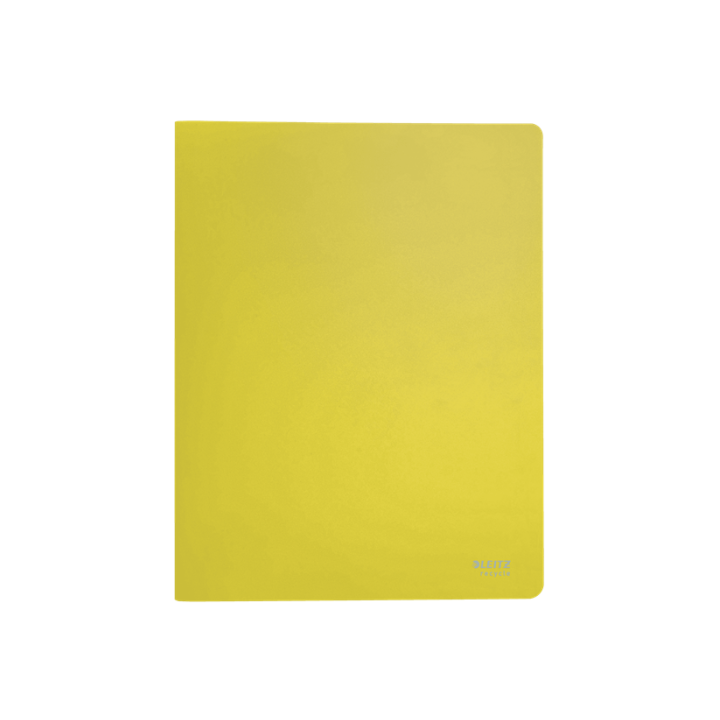 Carpeta polipropileno con 20 fundas a4 recycle amarillo leitz 46760015