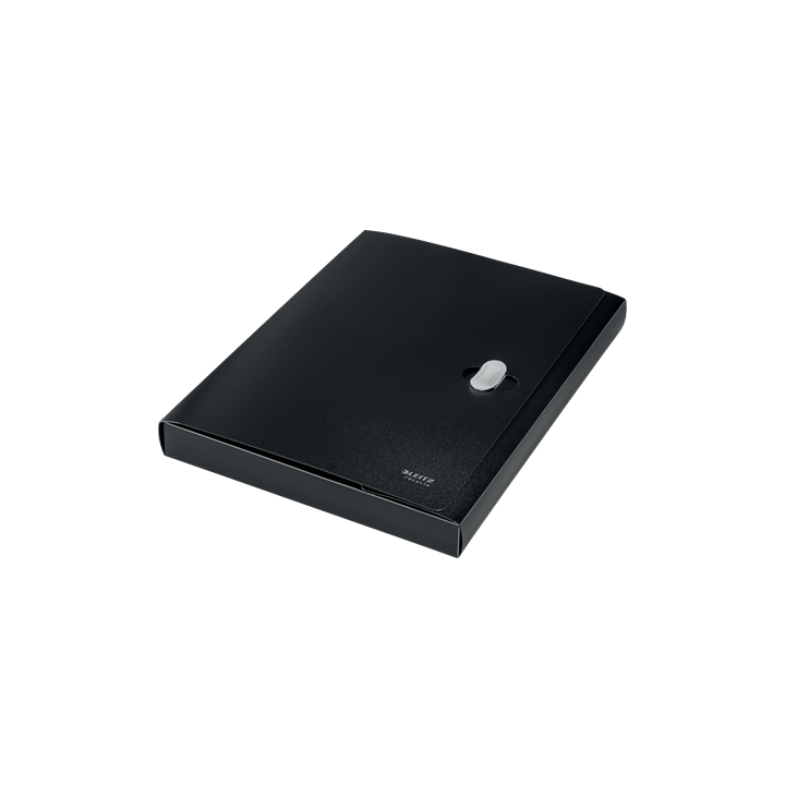 Carpeta polipropileno de proyectos 38mm y cierre broche giratorio a4 recycle negro leitz 46230095