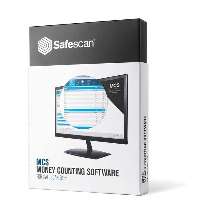 Safescan MCS Software para Conteo de Dinero - Compatible con Safescan 2465-S