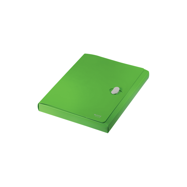 Carpeta polipropileno de proyectos 38mm y cierre broche giratorio a4 recycle verde leitz 46230055