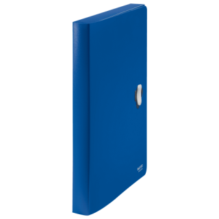 Carpeta polipropileno de proyectos 38mm y cierre broche giratorio a4 recycle azul leitz 46230035