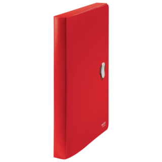 Carpeta polipropileno de proyectos 38mm y cierre broche giratorio a4 recycle rojo leitz 46230025