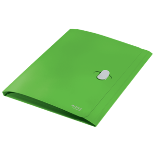 Carpeta polipropileno 3 solapas y cierre broche giratorio a4 recycle verde leitz 46220055