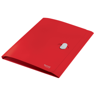 Carpeta polipropileno 3 solapas y cierre broche giratorio a4 recycle rojo leitz 46220025