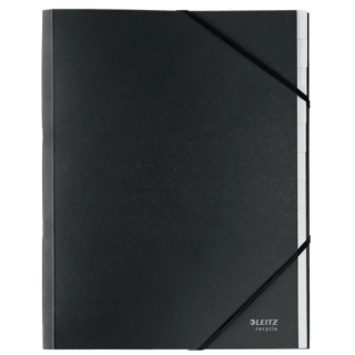 Carpeta clasificadora de carton 12 posiciones a4 recycle 100% negro leitz 39150095