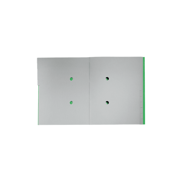Carpeta clasificadora de carton 12 posiciones a4 recycle 100% verde leitz 39150055