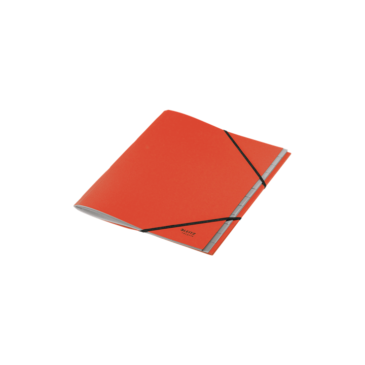 Carpeta clasificadora de carton 12 posiciones a4 recycle 100% rojo leitz 39150025