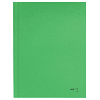 Carpeta carton 3 solapas a4 recycle 100% verde leitz 39060055