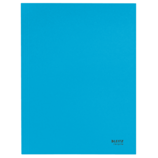Carpeta carton 3 solapas a4 recycle 100% azul leitz 39060035