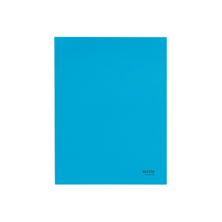 Carpeta carton 3 solapas a4 recycle 100% azul leitz 39060035