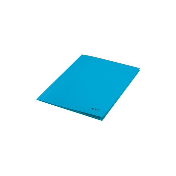 Carpeta carton 3 solapas a4 recycle 100% azul leitz 39060035
