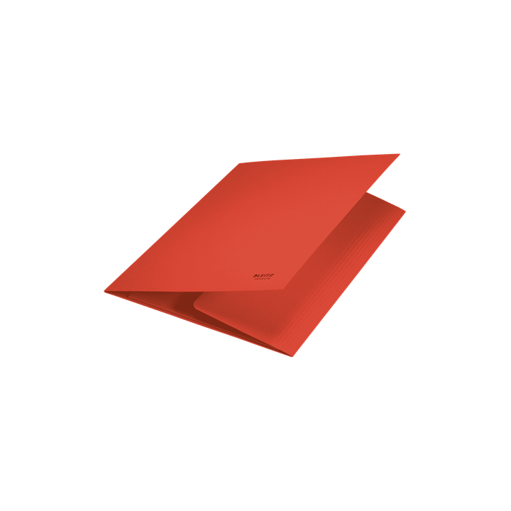 Carpeta carton 3 solapas a4 recycle 100% rojo leitz 39060025