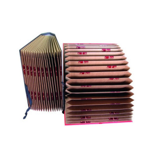 Carpeta acordeon fuelle folio carton forrado geltex plastificado negro mate mariola 0918ne