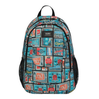Mochila juvenil eso y bachillerato multiusios sellos viajes totto ma04sup002-2010g-0w6