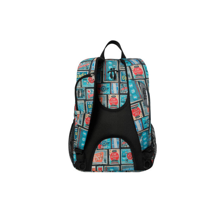 Mochila juvenil eso y bachillerato multiusios sellos viajes totto ma04sup002-2010g-0w6