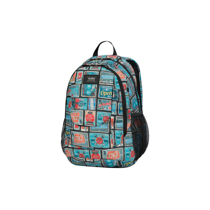 Mochila juvenil eso y bachillerato multiusios sellos viajes totto ma04sup002-2010g-0w6