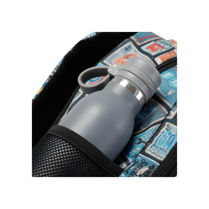 Mochila juvenil eso y bachillerato multiusios sellos viajes totto ma04sup002-2010g-0w6